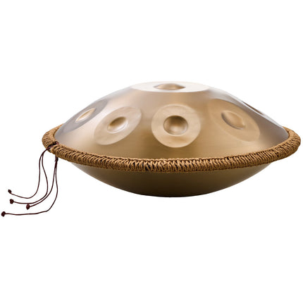 Handpan Drum, 22-Inch 9-Note D Minor, Steel, Mallets