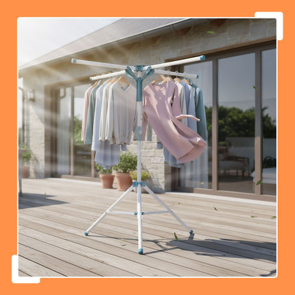 Uscător de rufe suspendat, design compact pliabil