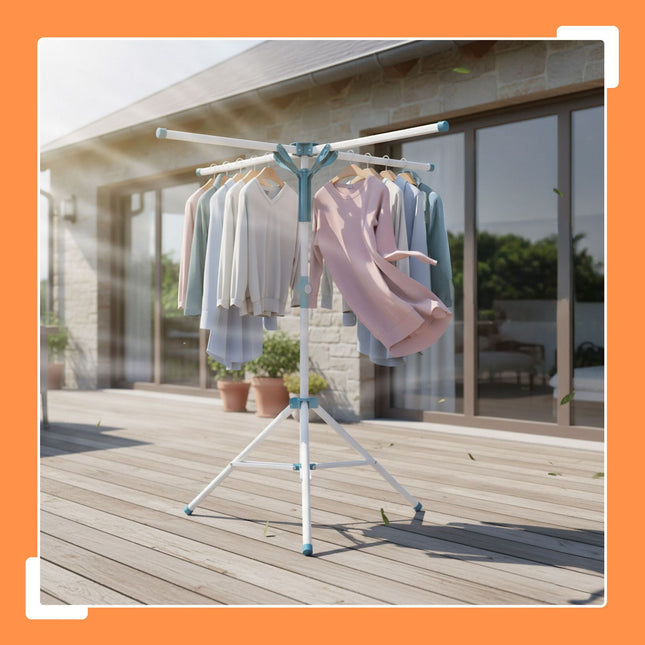 Uscător de rufe suspendat, design compact pliabil
