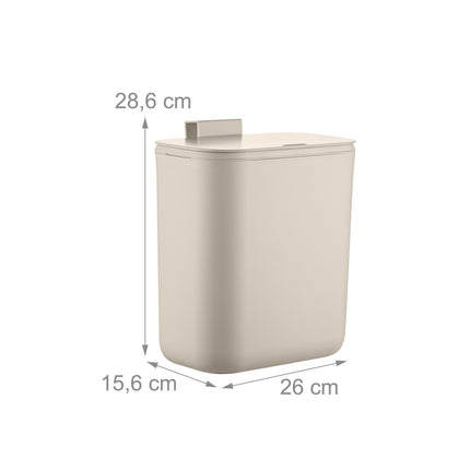 Coș de gunoi suspendat pentru bucătărie, 9L - Sistem compact de eliminare a deșeurilor