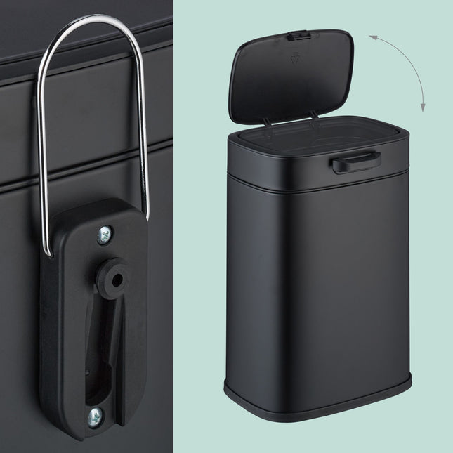 Hanging waste bin for kitchen 5l