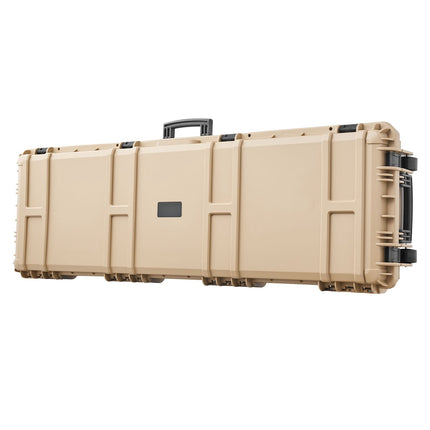 Hard Rifle Case, Lockable IP67 With Wheels, 139 cm