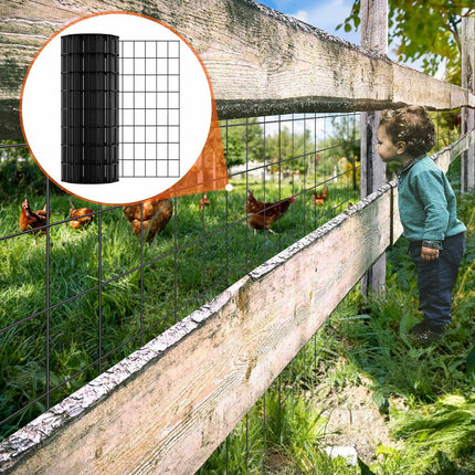 Hardware Cloth 24 x 50 ft, 16 Gauge Vinyl-Coated Mesh