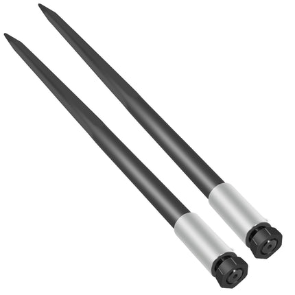 Hay Bale Spear Set, 49 In, 4000 Lb, Quick Attach
