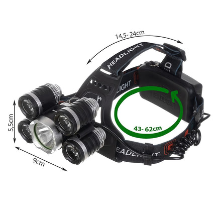 Far 5 x LED T6 CREE