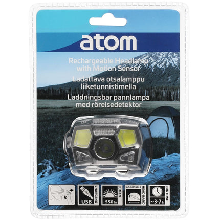 Headlamp With Motion Detector 550 lm
