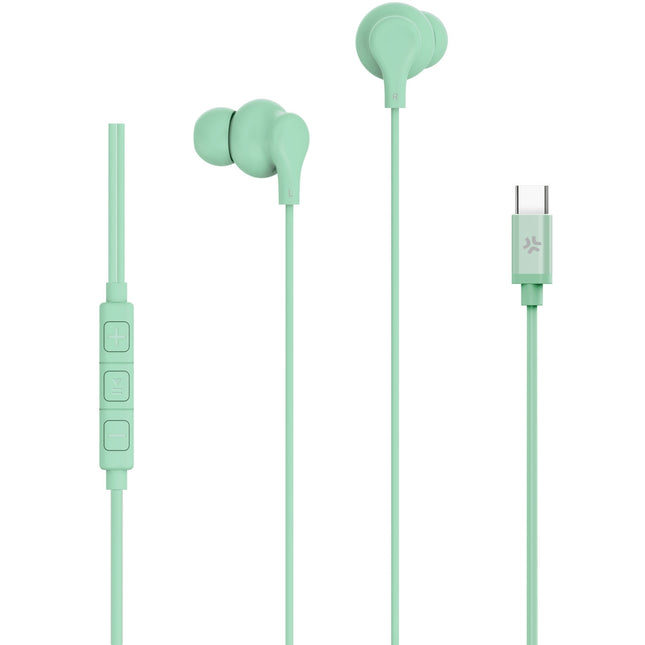 Headphones In-Ear Cable USB-C UP1600 Light green