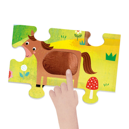 Puzzle tactil Montessori Headu
