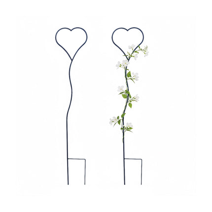 Set de spalier de grădină în formă de inimă pentru plante cățărătoare