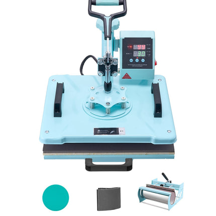 Heat Press Machine 12x15, 5-in-1 Swing-Away, 30oz