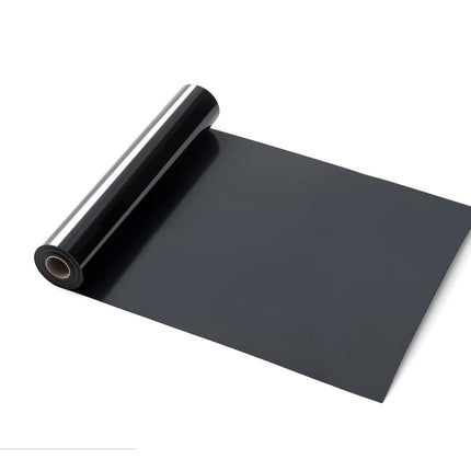 Heat Transfer Vinyl Roll, Glossy Black, 12 in x 25 ft