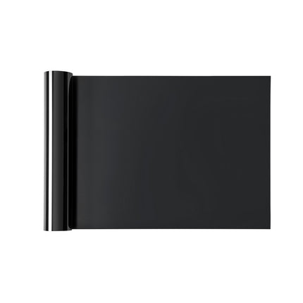 Heat Transfer Vinyl Roll, Glossy Black, 12 in x 50 ft