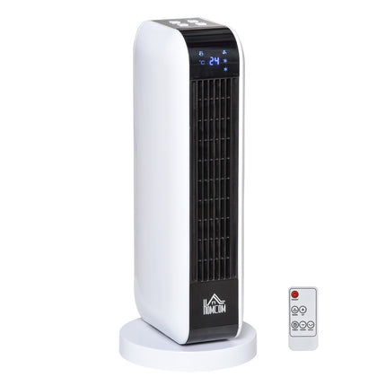 Electric ceramic tower heater, 2000W, 3 heat levels, timer