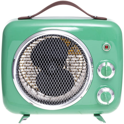 Heating fan Retro green 2000W