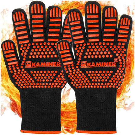 Heat-resistant grill gloves 25416