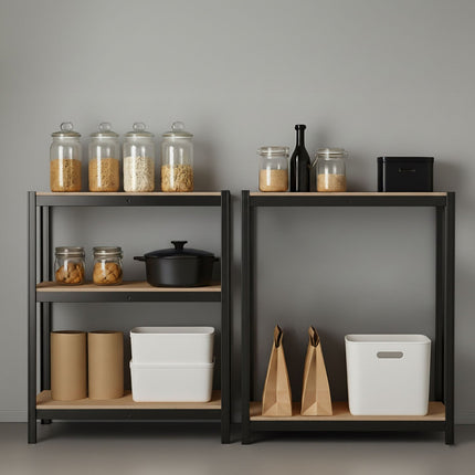 Raft de depozitare reglabil, rezistent, 180x100x60 cm