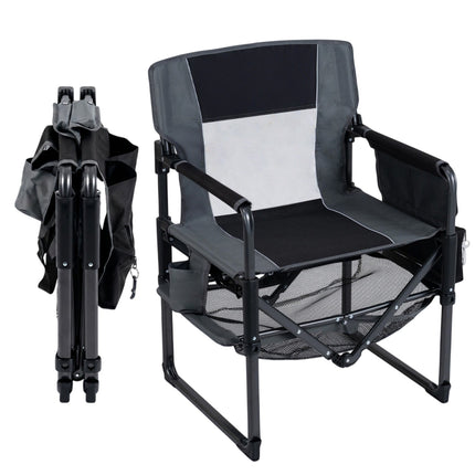 Heavy Duty Camping Chair with Cup Holder and Side Pocket