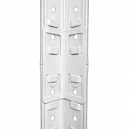 Heavy-Duty Double Washing Machine Shelf, Two Machines, White, 200 kg per Shelf