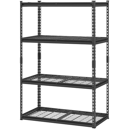 Heavy Duty Garage Shelving, 4-Tier 2400 lb, 40x20x60 Adjustable