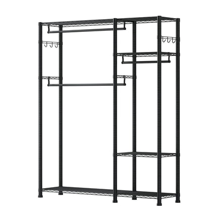 Heavy-Duty Garment Rack, 6-Tier, 3 Rods, 363 kg