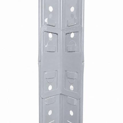 Heavy-Duty Shelving Unit with 5 Adjustable Tiers, 175 kg per Tier, Grey