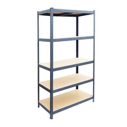 Heavy-Duty Steel Storage Rack with 5 Adjustable Shelves, 875 kg, Anthracite