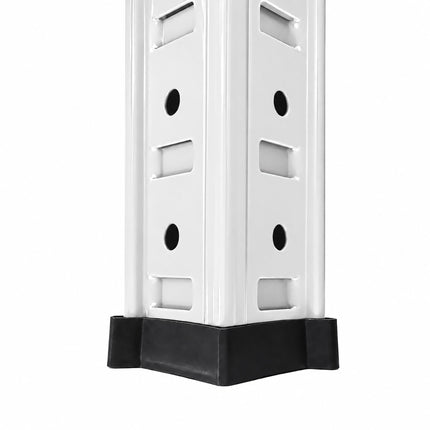 Heavy-Duty Washing Machine Shelf, Low Wide Steel Frame, White, 200 kg per Shelf