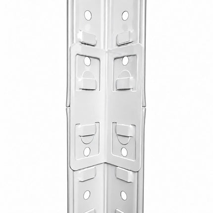 Heavy-Duty Washing Machine Shelf, Narrow Steel Frame, White, 200 kg per Shelf
