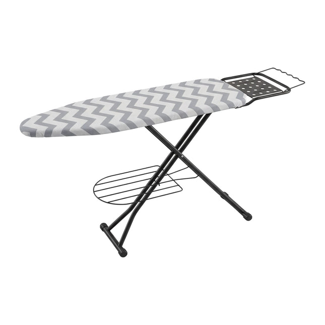 Masă de călcat reglabilă pe înălțime cu suport pentru fier, 110x33 cm