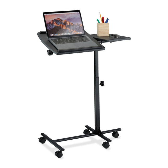 Masa pentru laptop reglabila in inaltime cu roti