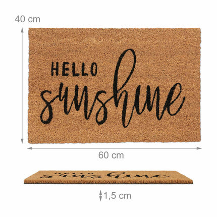 Covorașul Hello Sunshine din nucă de cocos
