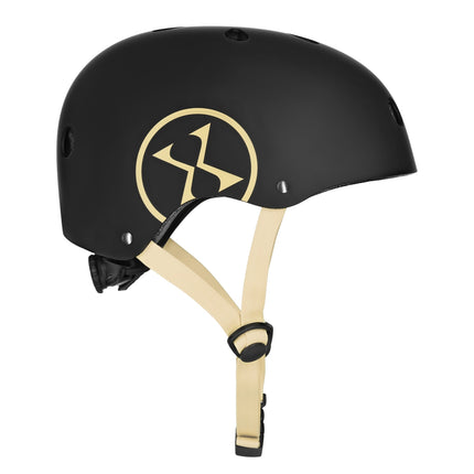 Casca negru-bej, marimea L (58-61cm)