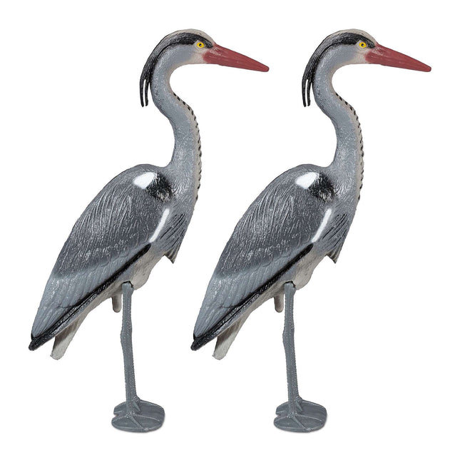 Set de 2 figurine din grădina stârc
