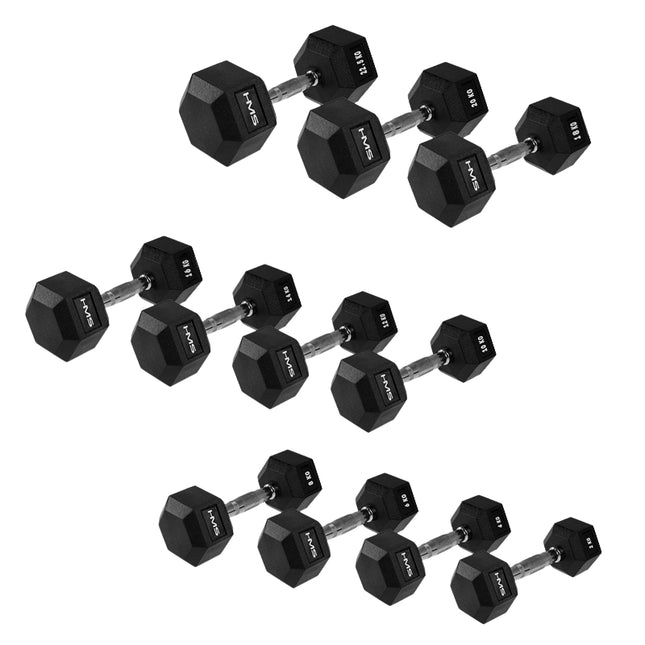 Gantera hexagonală 16 kg - Design durabil, anti-ruliu