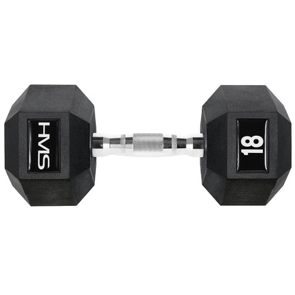 Gantera hexagonală 18 kg - Echipament de gimnastică durabil