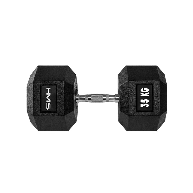 Gantera hexagonală 35 kg - Echipament durabil de antrenament cu greutăți