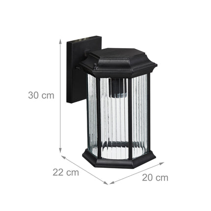 Lumină exterioară hexagonală pentru pereți