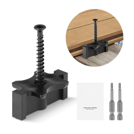 Hidden Deck Fasteners, 1000 Pack, 6.5 mm Gap, Screws Included