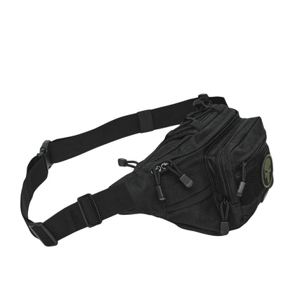 Geantă de șold, neagră – compactă, versatilă, unisex