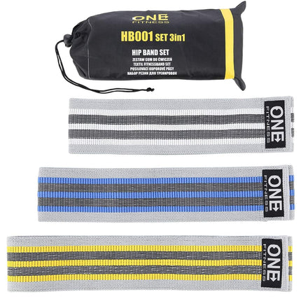 Set bandă pentru șold – 3 niveluri de rezistență pentru fitness