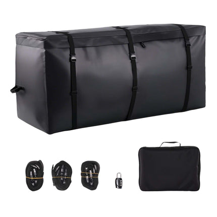 Hitch Cargo Carrier Bag, Waterproof 840D PVC, 25 Cu Ft