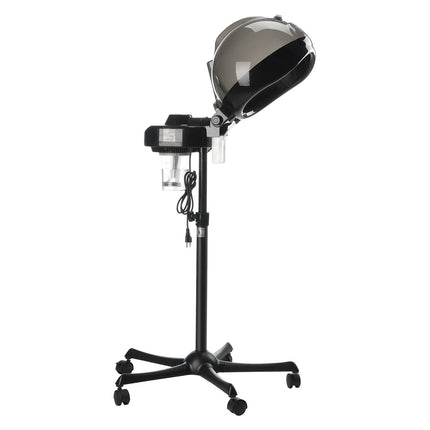 Hooded Ionic Hair Steamer, 11.81-Inch, Timer, 2 Modes