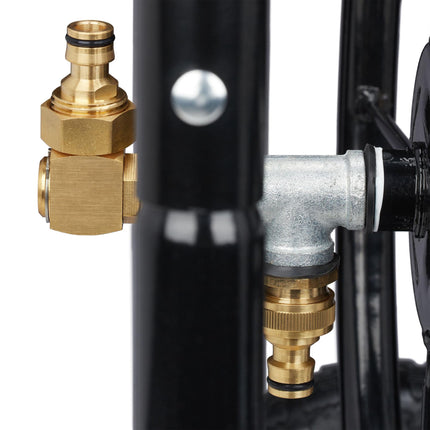 Cărucior pentru furtun Metal Black