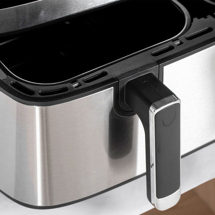 Hot Air Fryer 8.5L - Double chamber, non-stick, smart timer