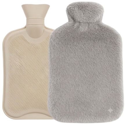 Sticla cu apă caldă cu husă de pluș, capacitate 3,5 l