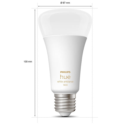 Hue White Ambiance E27 1600lm 1-pack