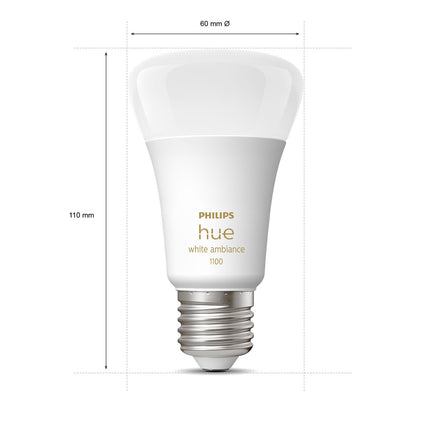 Hue White Ambiance E27 A60 1100lm 1-pack