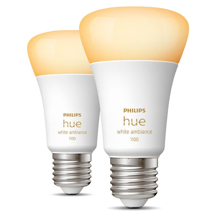 Hue White Ambiance E27 A60 1100lm 2-pack