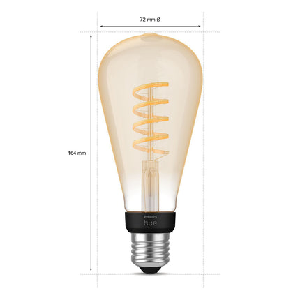 Hue White Ambiance Filament E27 ST72 Edison