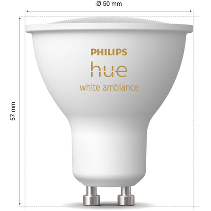 Hue White Ambiance GU10 400lm 1-pack